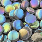 Sweetie Penny Rounds SRL14-Iridized Salmon Glass Mosaic