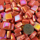 Sweetie Gloss SGL18 Iridized Coral - Iridized Glass Tile