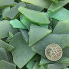 Tumbled Green Glass