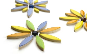 Ceramic Petal tile Key details about this product