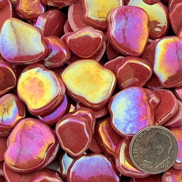 Sweetie Iridized Florets - FL16L Deep Red