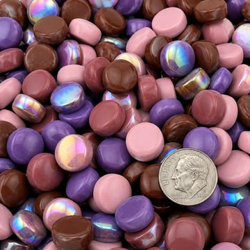 Polka Dot Mix ~ Mulberry Silk