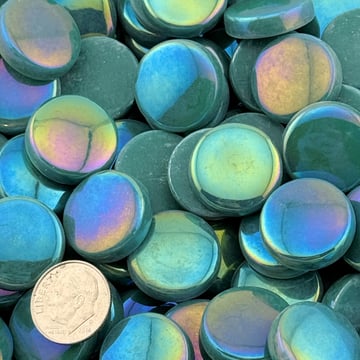 Penny Rounds SRL-54 Iridized Turquoise