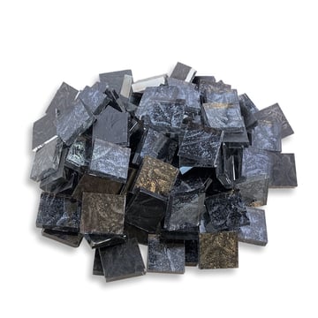 Black Sparkle Van Gogh Tile