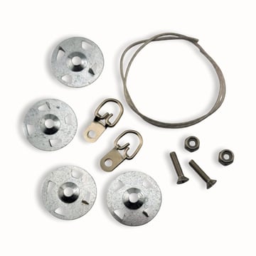 1/2" Wedi Washer Hanging Kit 