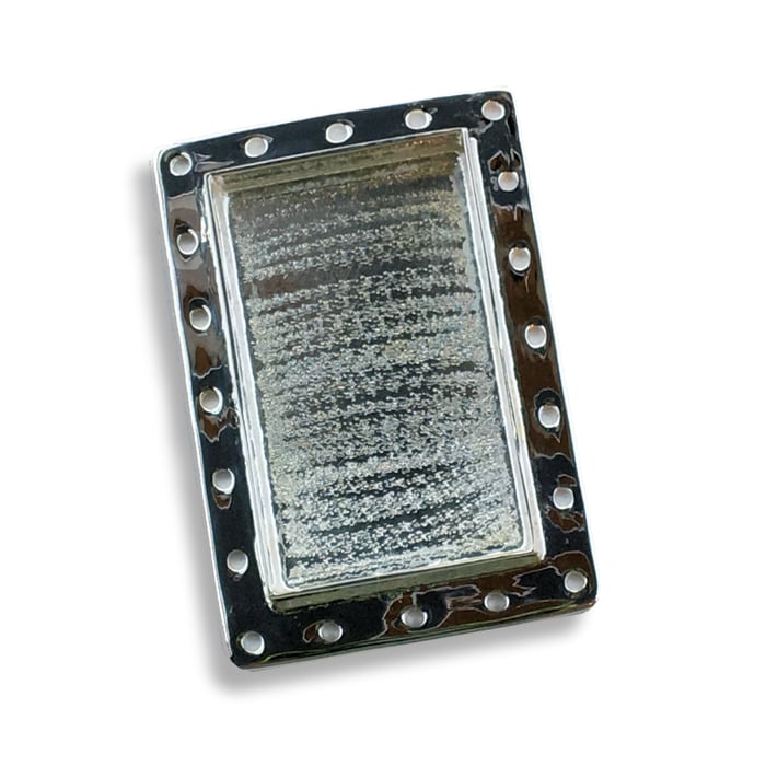 Medium Rectangle Perforated Bezel