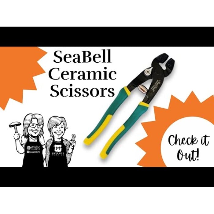 SeaBell Ceramic Scissors| WitsEnd Mosaic | Tile Nipper