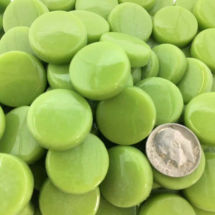 Sweetie Penny Rounds SR47-Lime Glass Mosaic