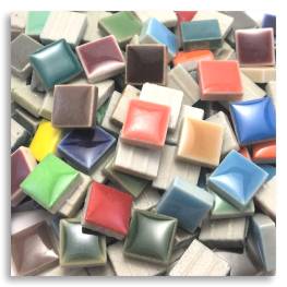 110grams Micro Ceramic Mosaic Tiles Forest Green GD2 100pcs 