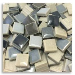 110grams Micro Ceramic Mosaic Tiles Light Grey BZ3 100pcs 